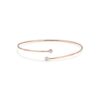 Diamond Hoop Single-row Bangle
